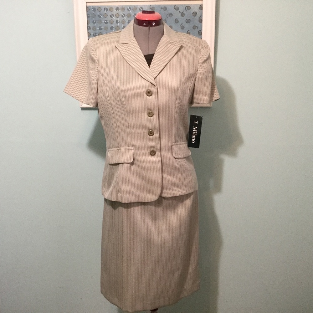 T. Milano Green Suit
